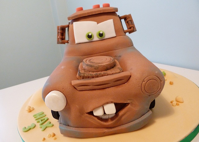 Disney Cars Tow Mater Cake Disney Cars Tow Mater Cake