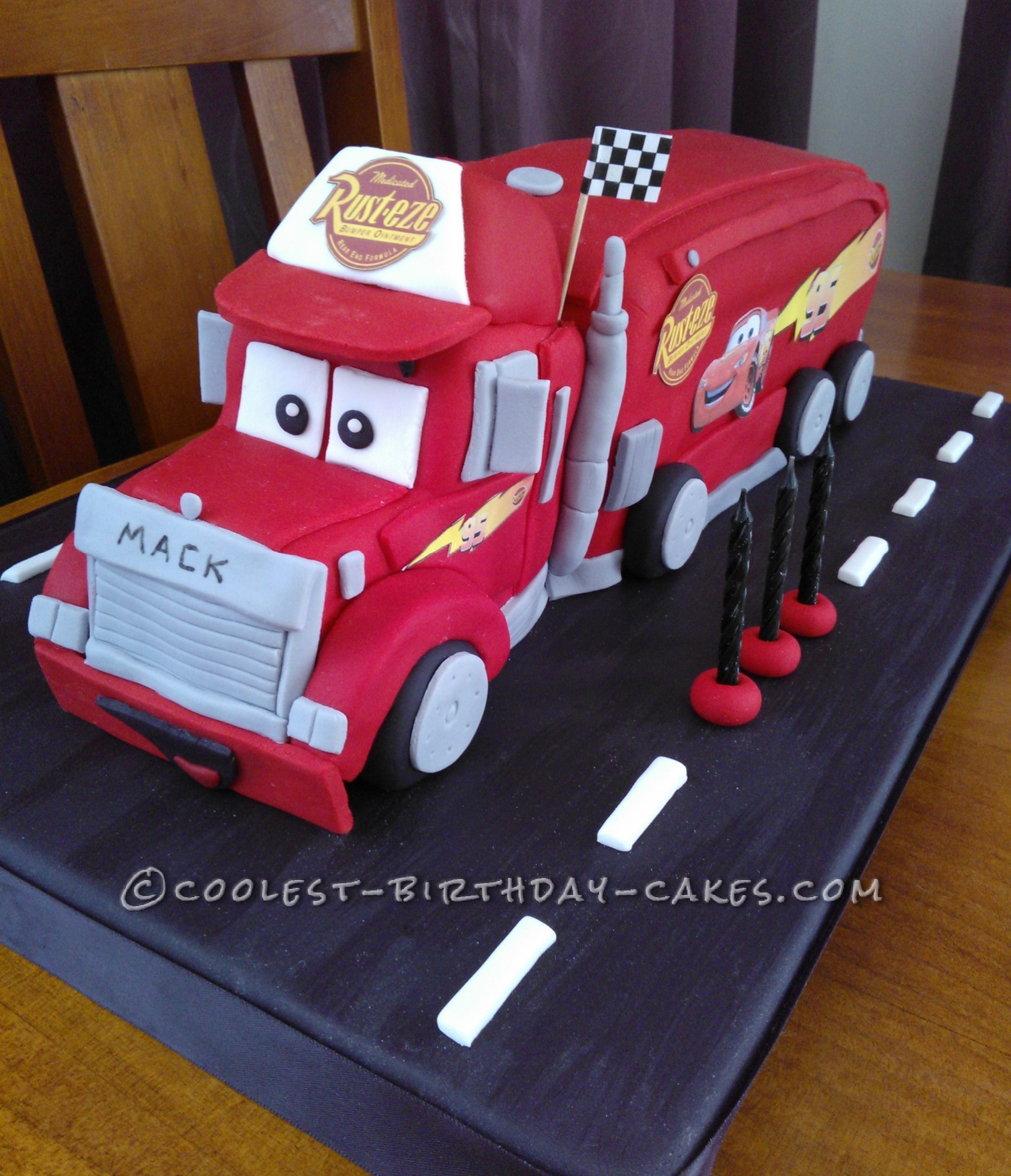 Disney's Mack Truck Cake Disney's Mack Truck Cake