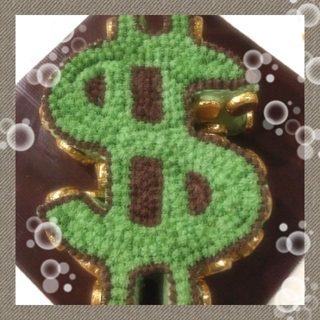 Dollar Sign Cake