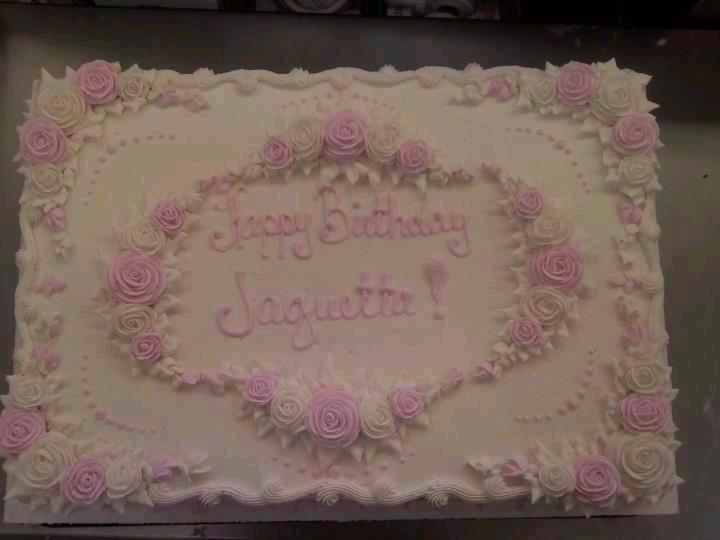 Elegant Sheet Cake Elegant Sheet Cake