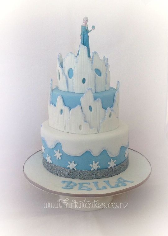 Elsa Frozen Ice Castle Cake Elsa Frozen Ice Castle Cake