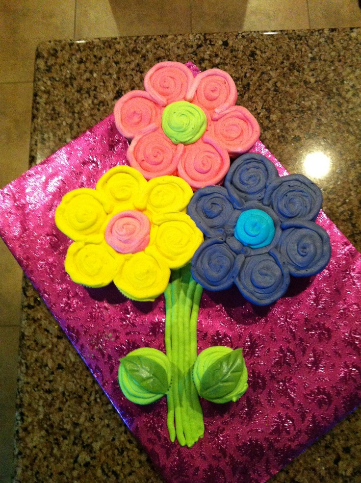 Flower Cupcake Cake