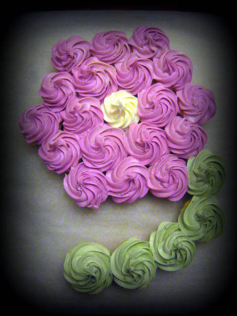 Flower Cupcake Cake