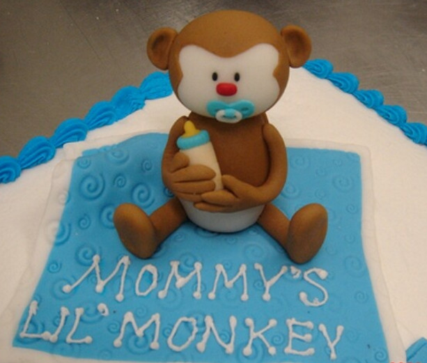 Fondant Monkey Cake Topper Fondant Monkey Cake Topper