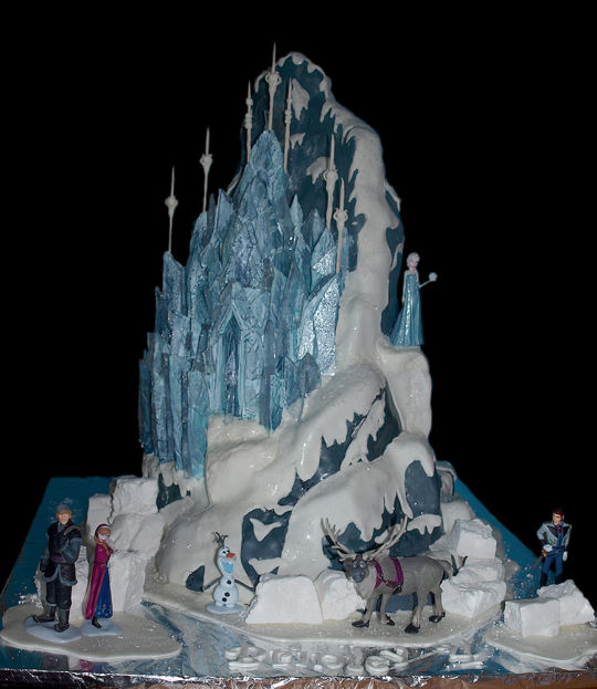 Frozen Ice Castle Cake Frozen Ice Castle Cake