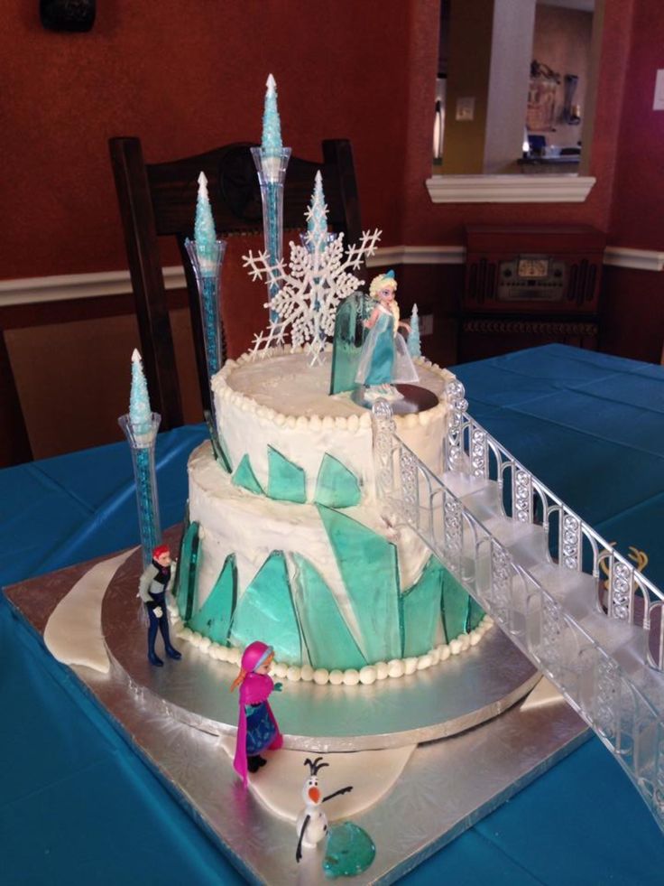 Frozen Ice Castle Cake Frozen Ice Castle Cake