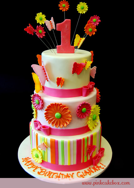 Gerber Daisy Birthday Cake Gerber Daisy Birthday Cake
