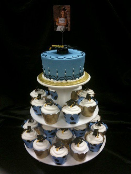 Graduation Cupcake Cake Graduation Cupcake Cake