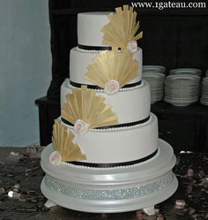 Great Gatsby Wedding Cake Great Gatsby Wedding Cake