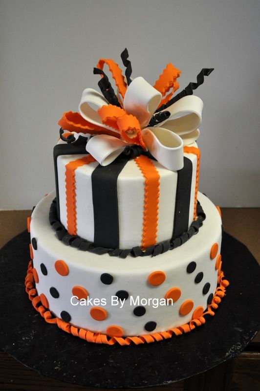 Halloween Fondant Birthday Cake Halloween Fondant Birthday Cake