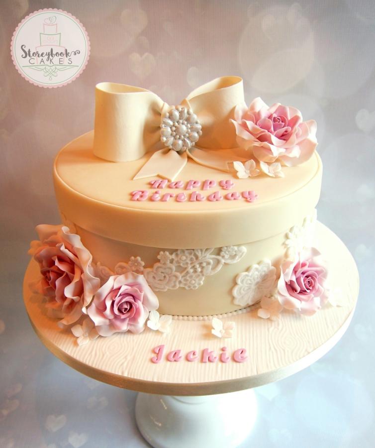 Hat Box Cake