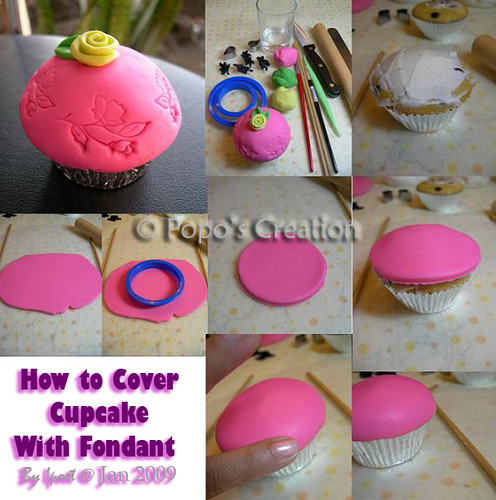 How to Cover Cupcakes with Fondant How to Cover Cupcakes with Fondant