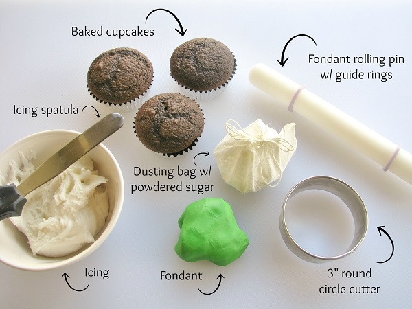 How to Cover Cupcakes with Fondant How to Cover Cupcakes with Fondant