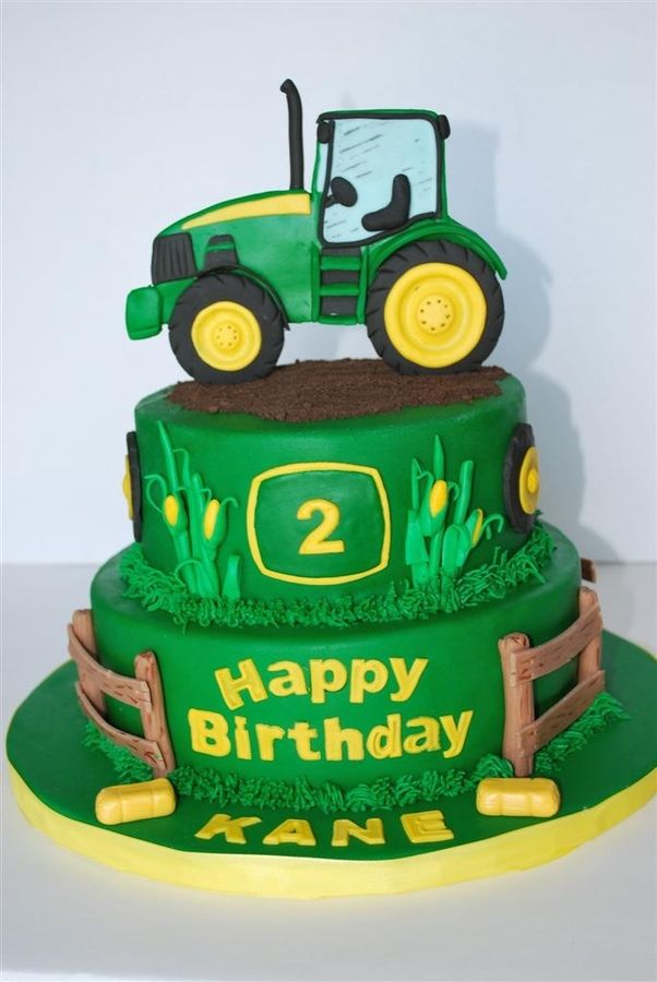 John Deere Tractor Birthday Cake Ideas
