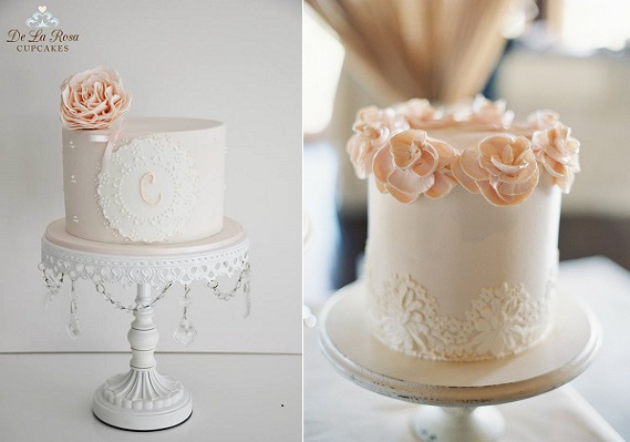 Lace Pattern Birthday Cakes