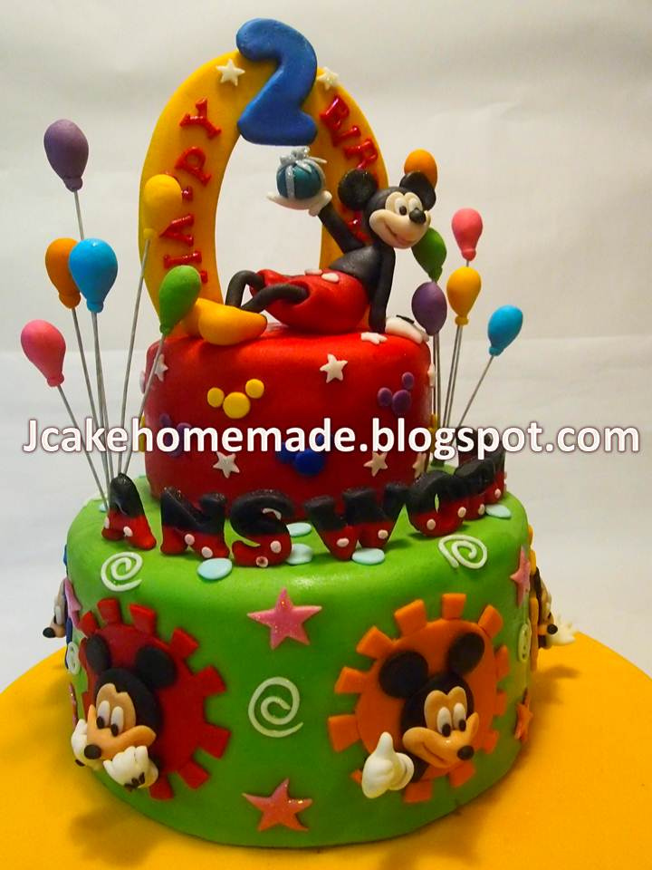 Mickey Mouse Birthday Cake