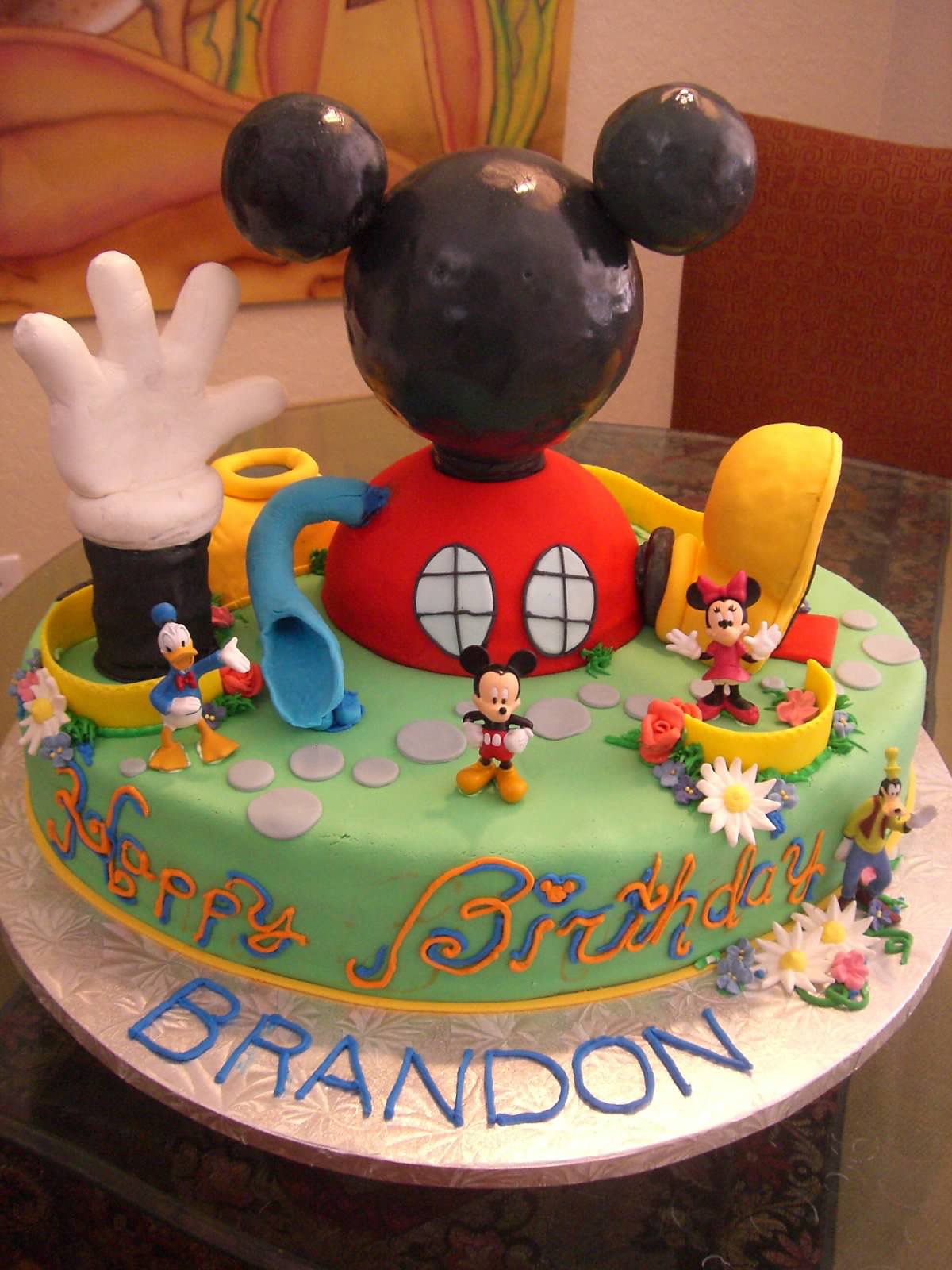 Mickey Mouse Clubhouse Birthday Cake