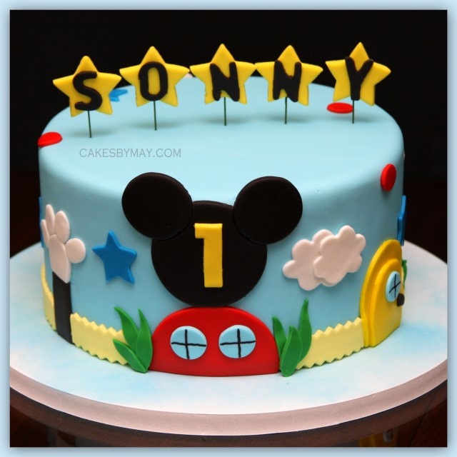 11 Mickey Mouse First Birthday Cakes For Boys Photo Mickey Mouse