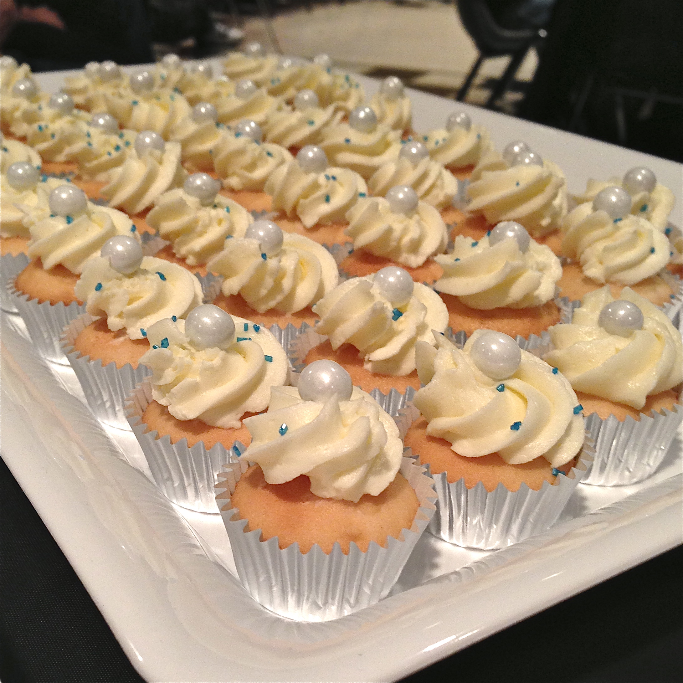 7 Mint Wedding Mini Cake And Cupcakes Photo Lace Cupcake Wrers Mini Wedding Cakes And Cupcakes