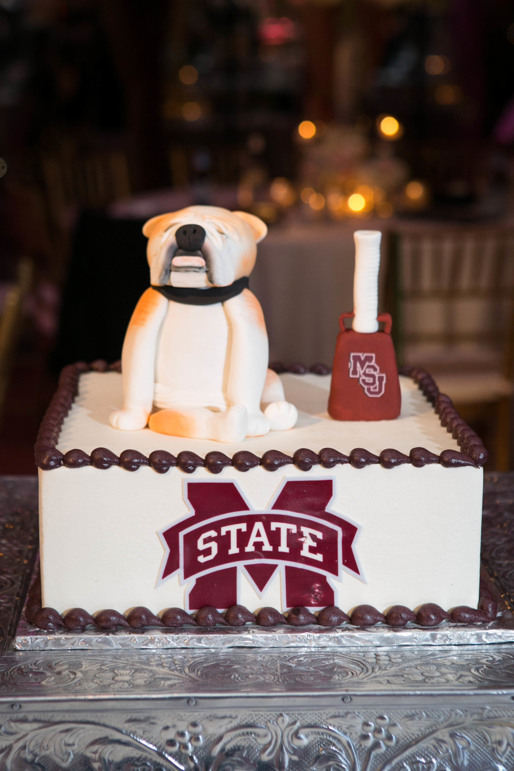 Mississippi State Bulldog Birthday Cake