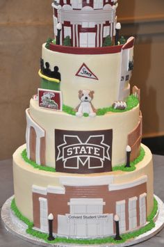 Mississippi State Grooms Cake