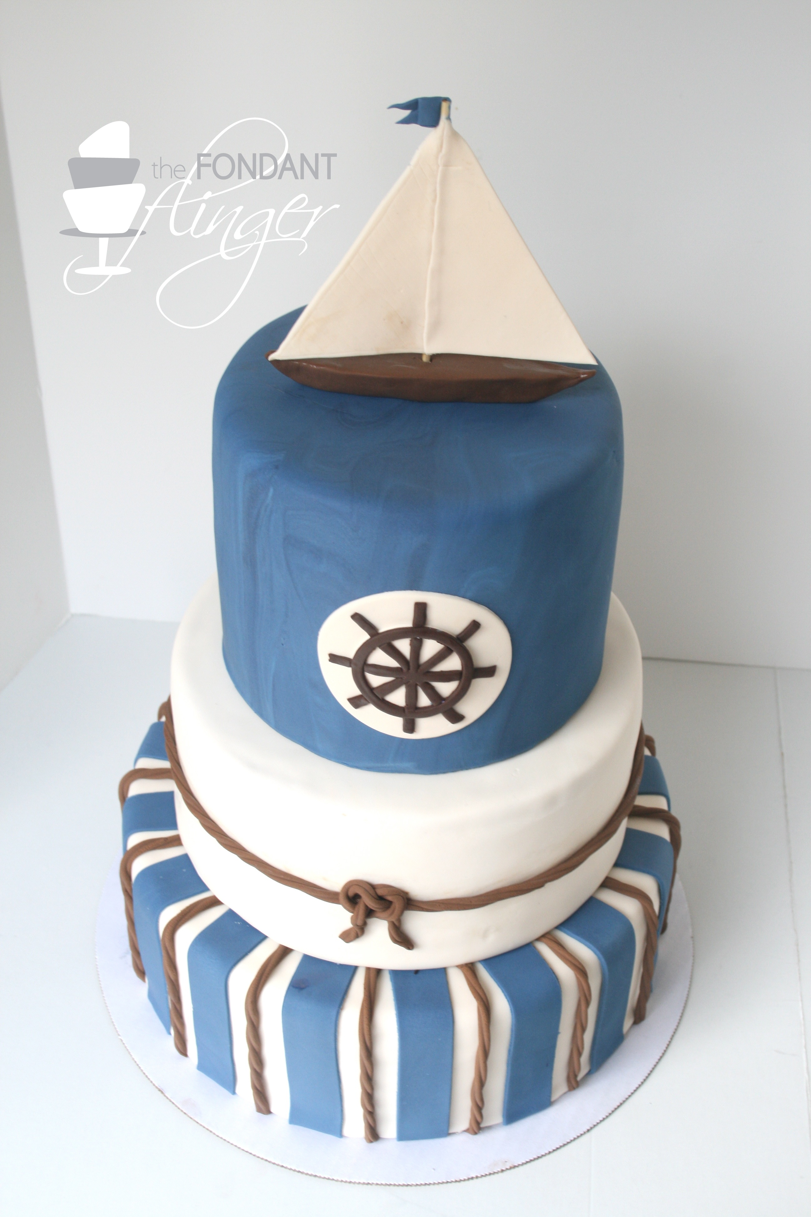 Nautical Retirement Cake