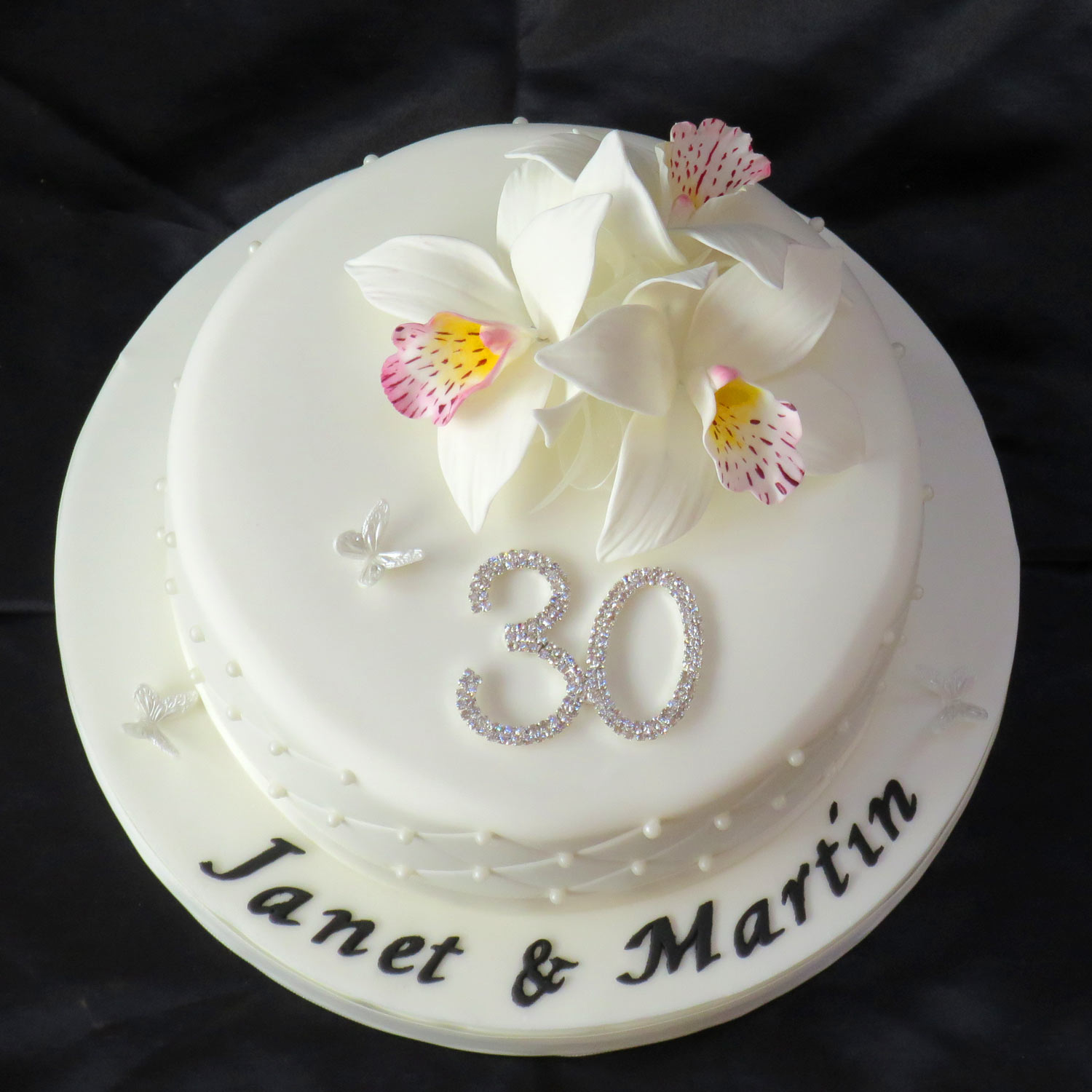 Orchid Cake Decoration Orchid Cake Decoration