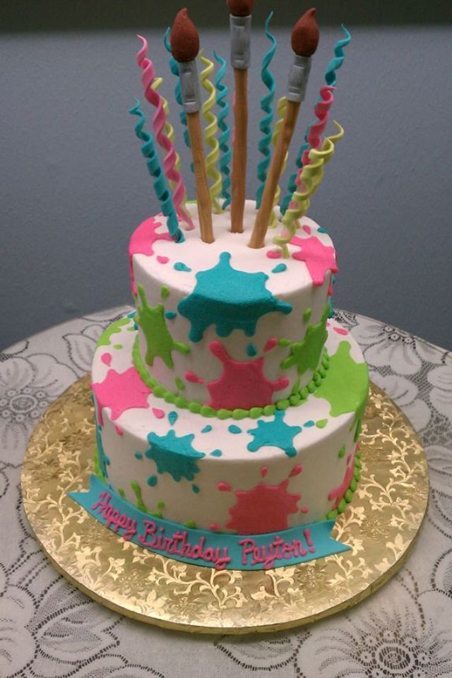 Paint Splatter Cake Paint Splatter Cake