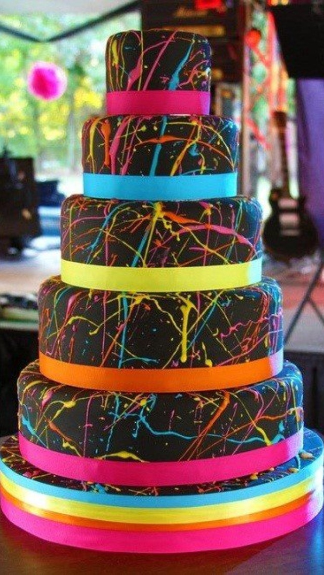 Paint Splatter Cake Paint Splatter Cake