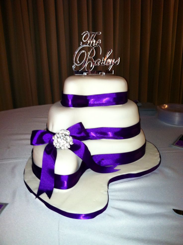 Paisley Shaped Wedding Cake Paisley Shaped Wedding Cake