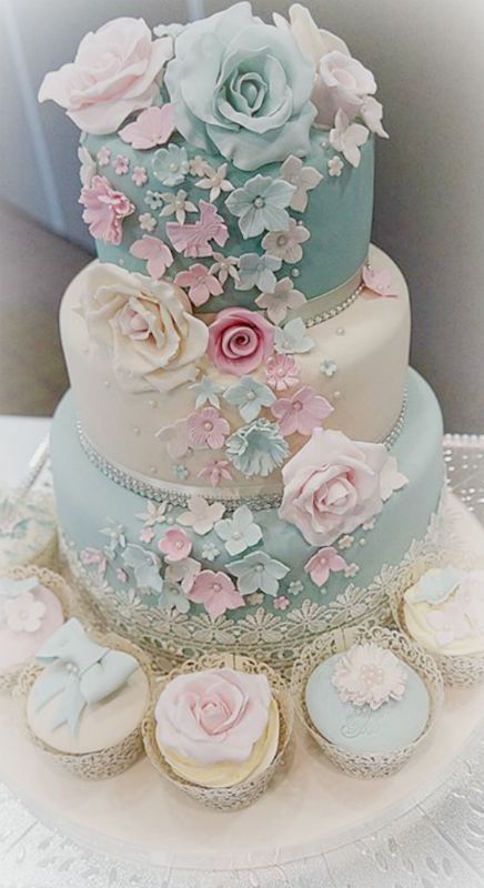 12 vintage pastel wedding