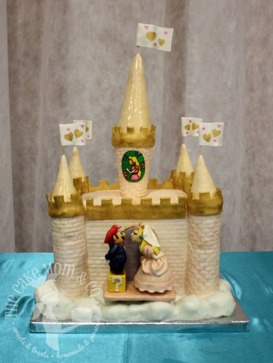 Princess Peach Castle Cake