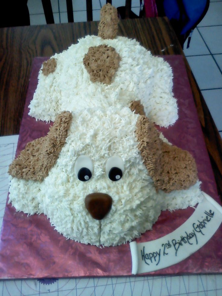 Puppy Dog Birthday Cake Puppy Dog Birthday Cake