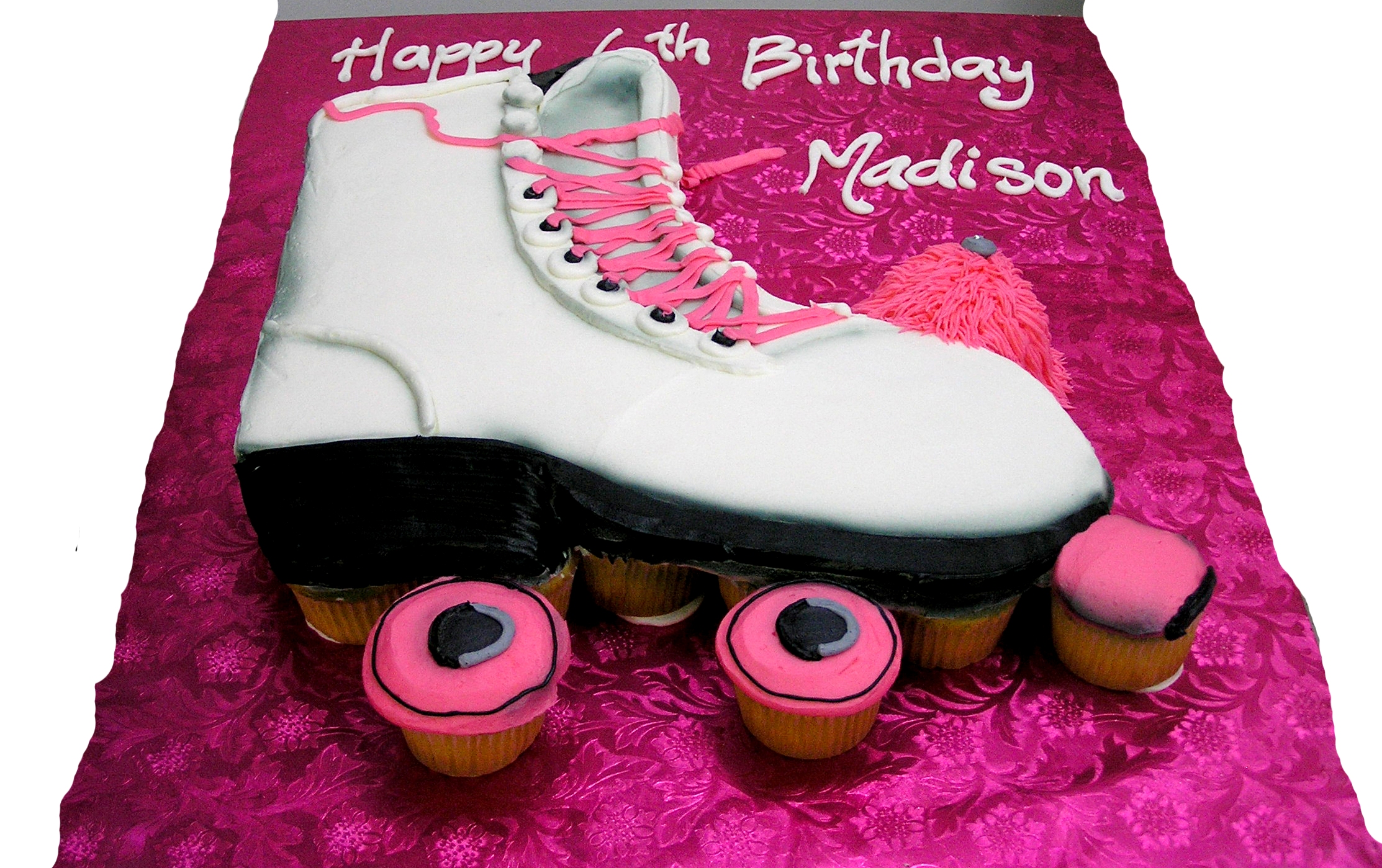 Roller Skate Cupcake Cake Roller Skate Cupcake Cake