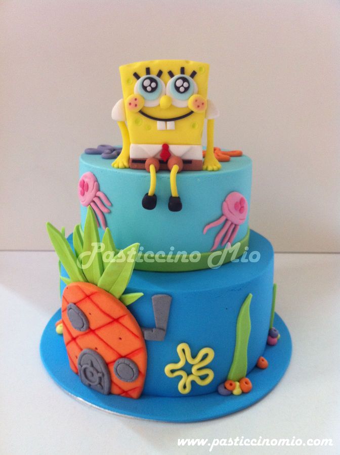 10 Photos of Booger Sponge Bob Square Cakes 10 Photos of Booger Sponge Bob Square Cakes