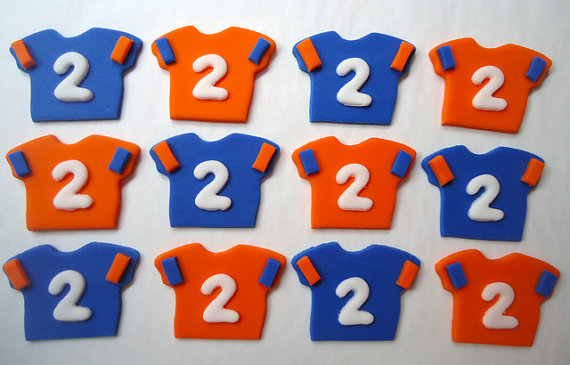 Sports Fondant Cupcake Toppers