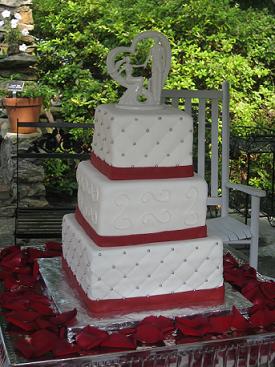Square Wedding Cake Square Wedding Cake