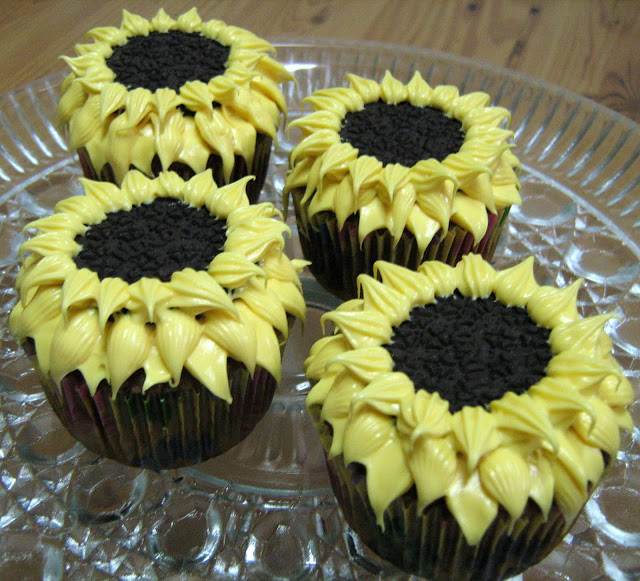 Sunflower Cupcakes Oreo