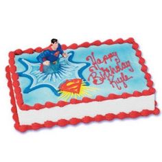 8 Superman Cakes At Publix Photo Publix Superman Cake Superman