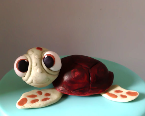 Turtle Fondant Cake Topper Turtle Fondant Cake Topper