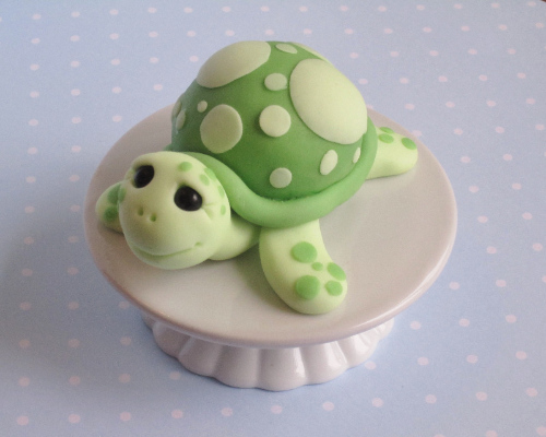 Turtle Fondant Cake Topper Turtle Fondant Cake Topper