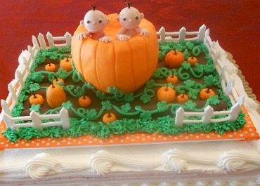 7 Photos of Fall Cakes For Twin Babies 7 Photos of Fall Cakes For Twin Babies