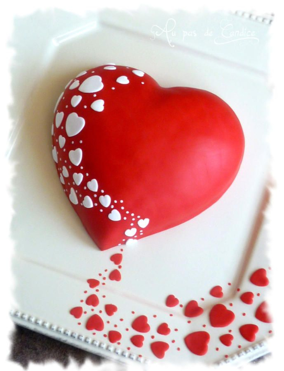 Valentine Heart Cake Decorating Ideas