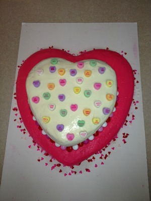 Valentine's Day Heart Shaped Tiered Cakes