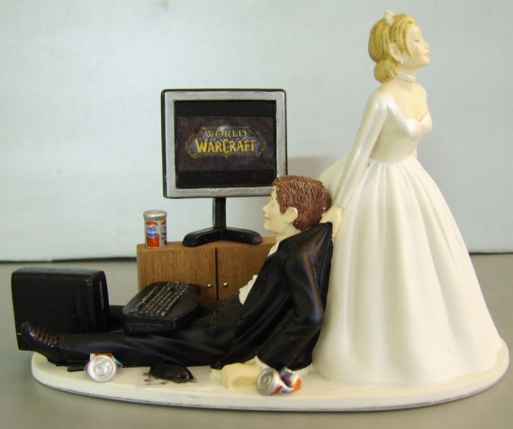 Wedding Grooms Cake Computer