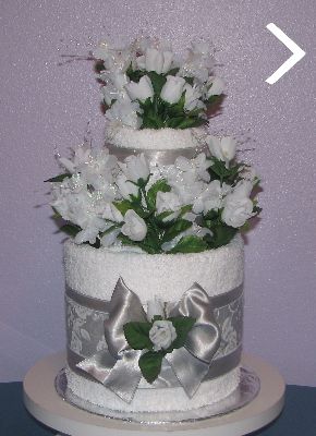 Wedding Shower Towel Cake