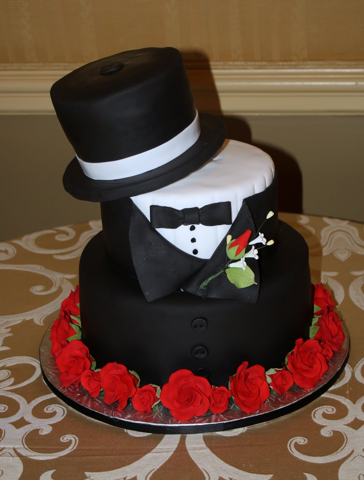 Wedding Top Hat Grooms Cake Ideas