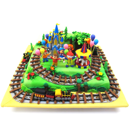 Amusement Park Birthday Cake