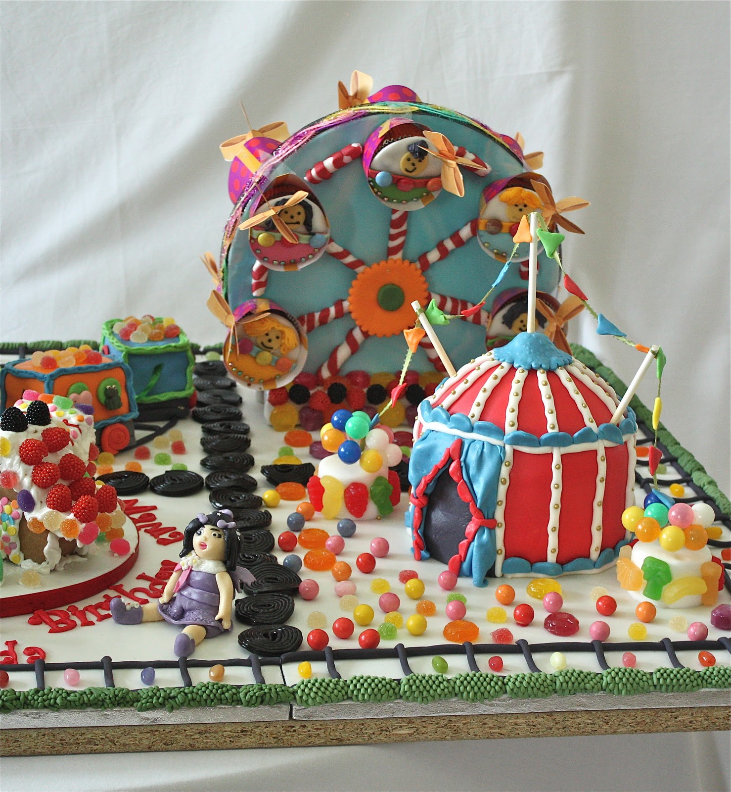Amusement Park Theme Cakes