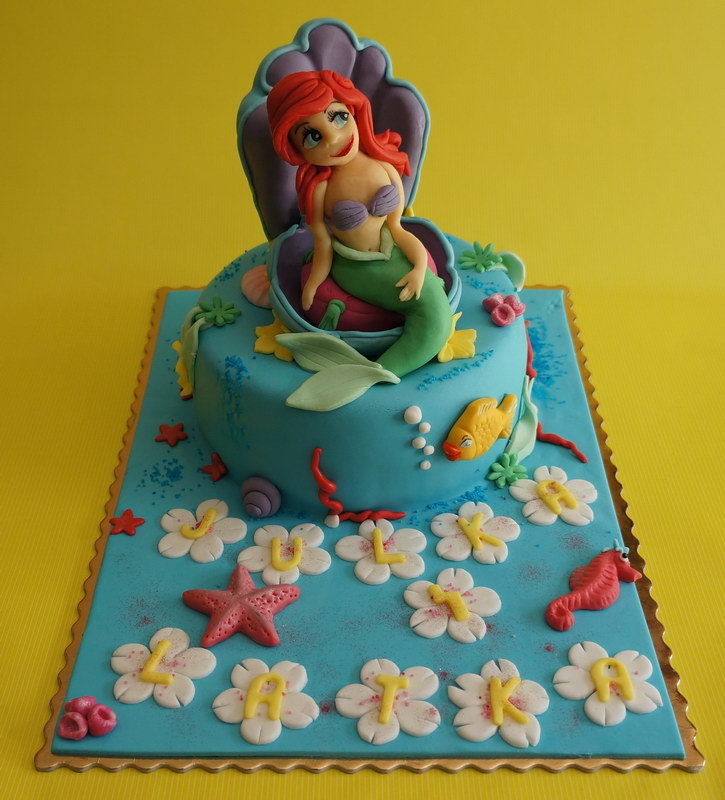 Ariel Little Mermaid Birthday Cake Ariel Little Mermaid Birthday Cake